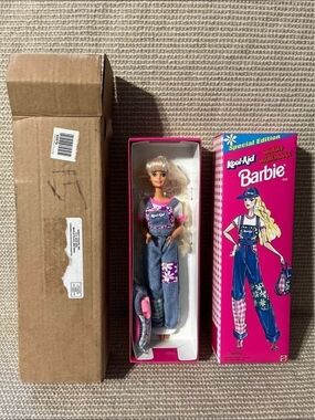 Barbie Kool-Aid Special Edition Doll with Pink and Blue Box
